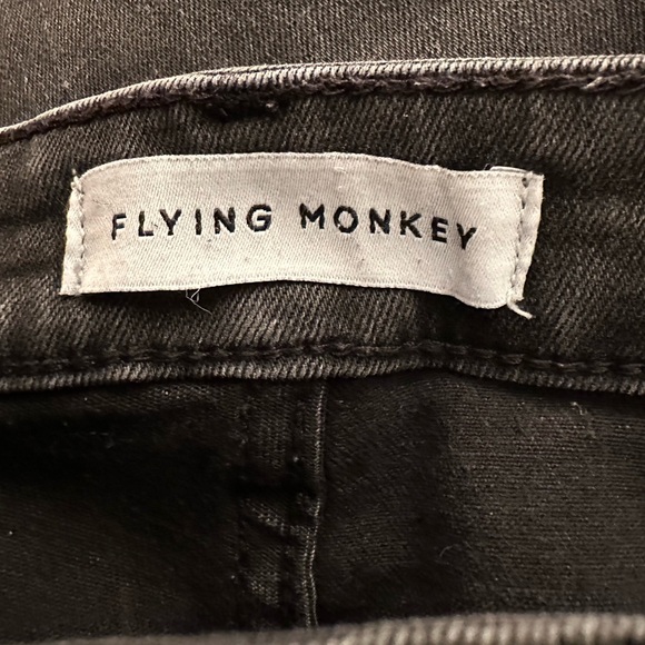 Flying Monkey Black Straight Leg Jeans 27x27 - Picture 3 of 4
